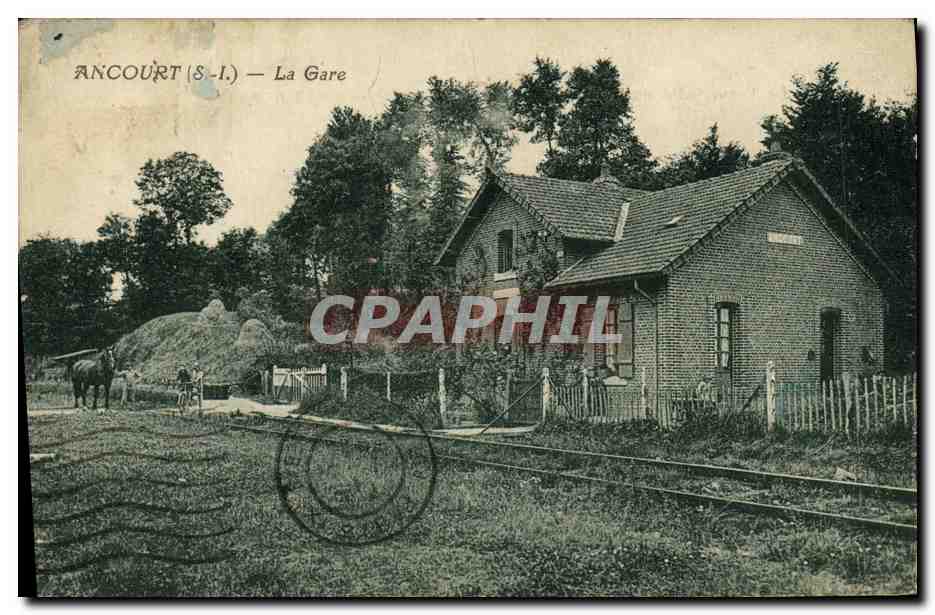 CPA Ancourt La Gare