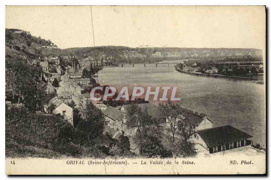 CPA Orival La Vallee de la Seine