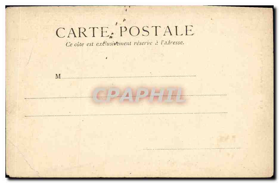 CPA Le Treport L Entree du Port — Rückseite
