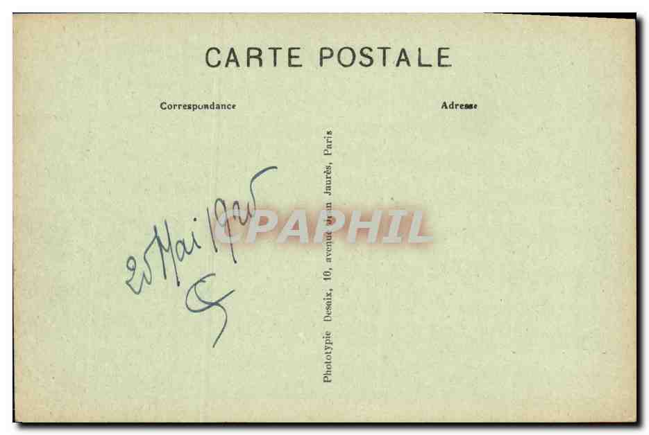 CPA Crecy en Brie Derriere L Eglise Vers Saint Martin — Rückseite