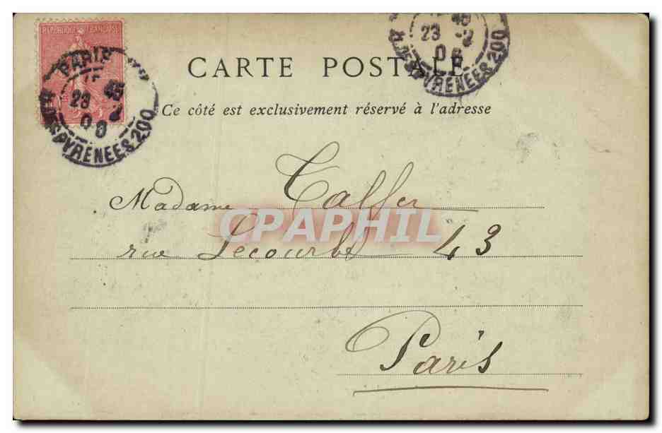 CPA Darnetal L Eglise De Long Paon — Rückseite