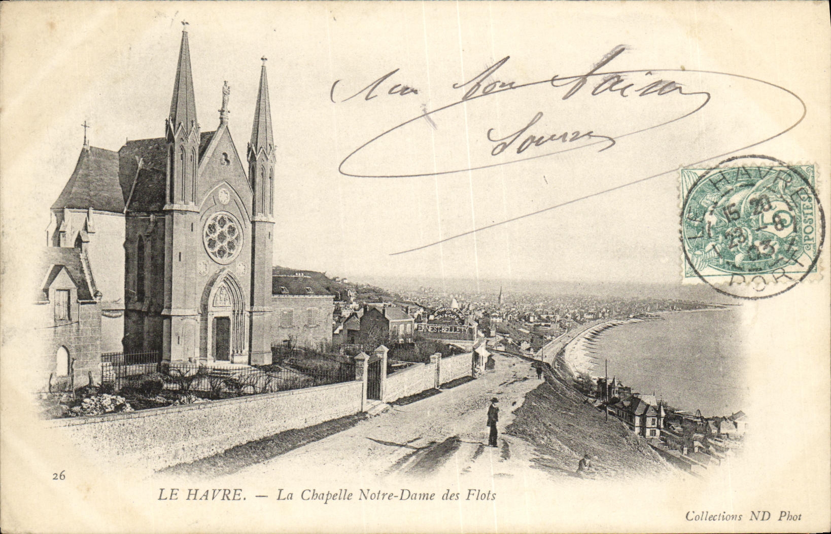 CPA Le Havre La Chapelle Notre Dame Des Flots