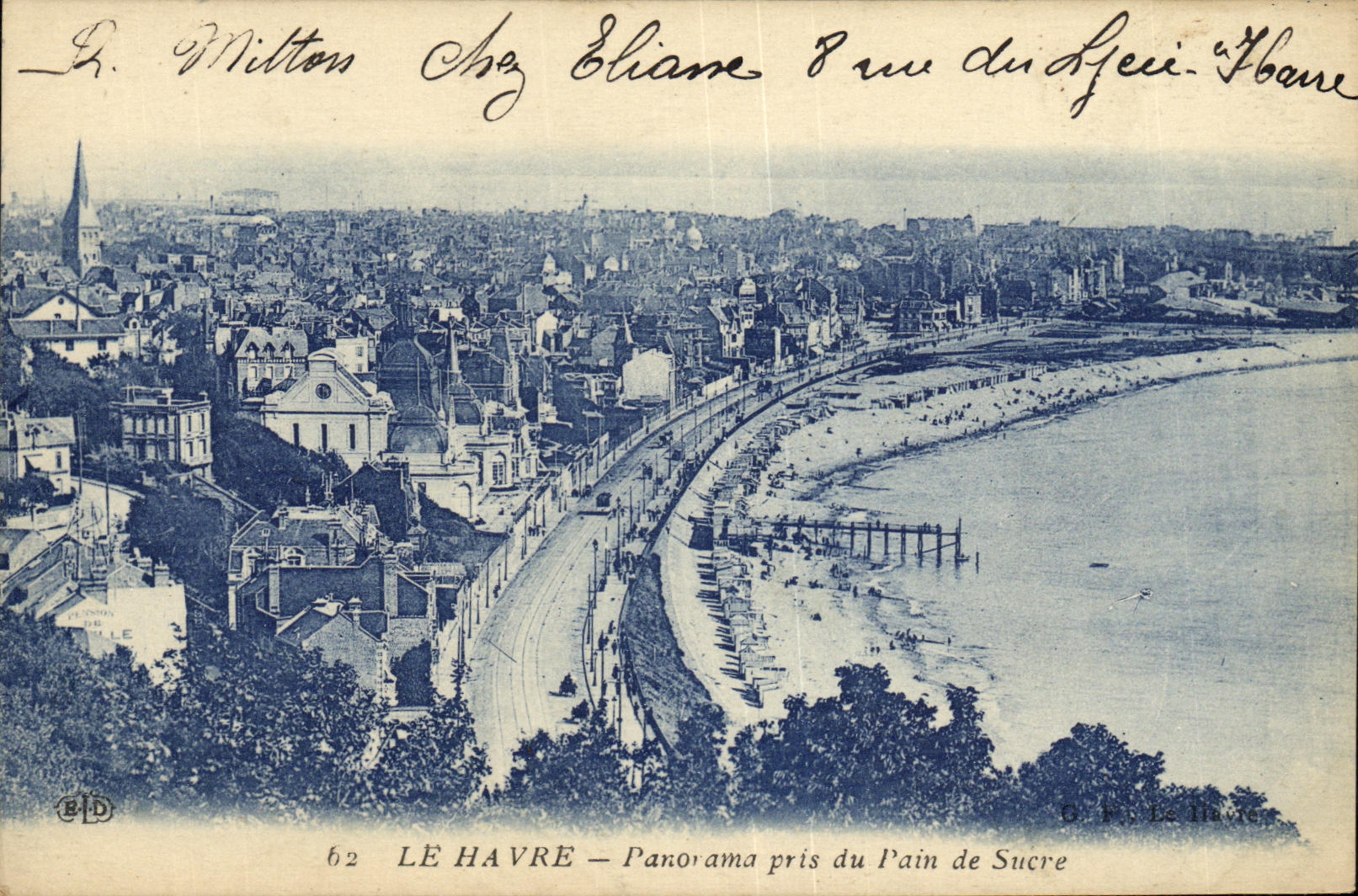 CPA Le Havre Panorama pris du pain de sucre