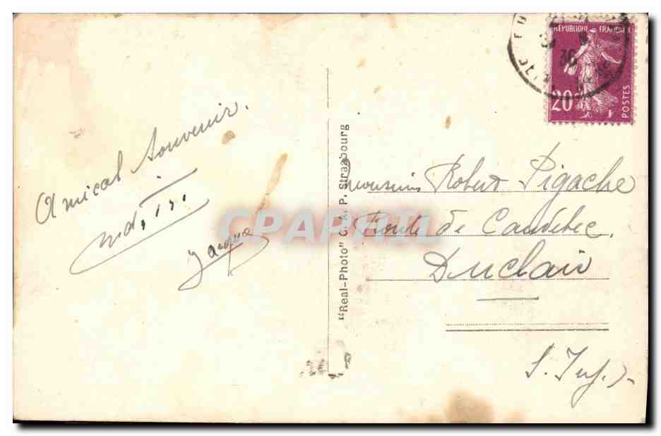 Le Havre - Place Gambetta et Bassin du Commerce — éditeur C.A.P. n°66 — Verso