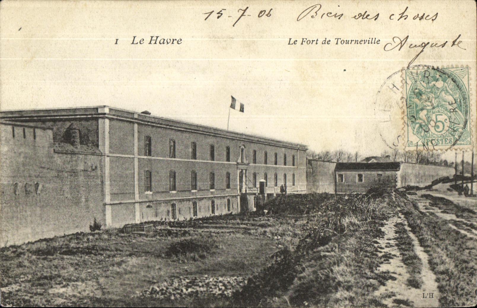 CPA Le Havre Le Fort de Tourneville