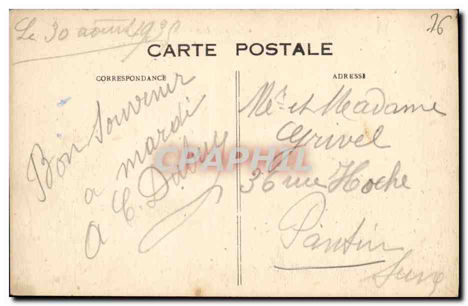 CPA Le Havre Canal de Tancarville Bateaux  — Rückseite