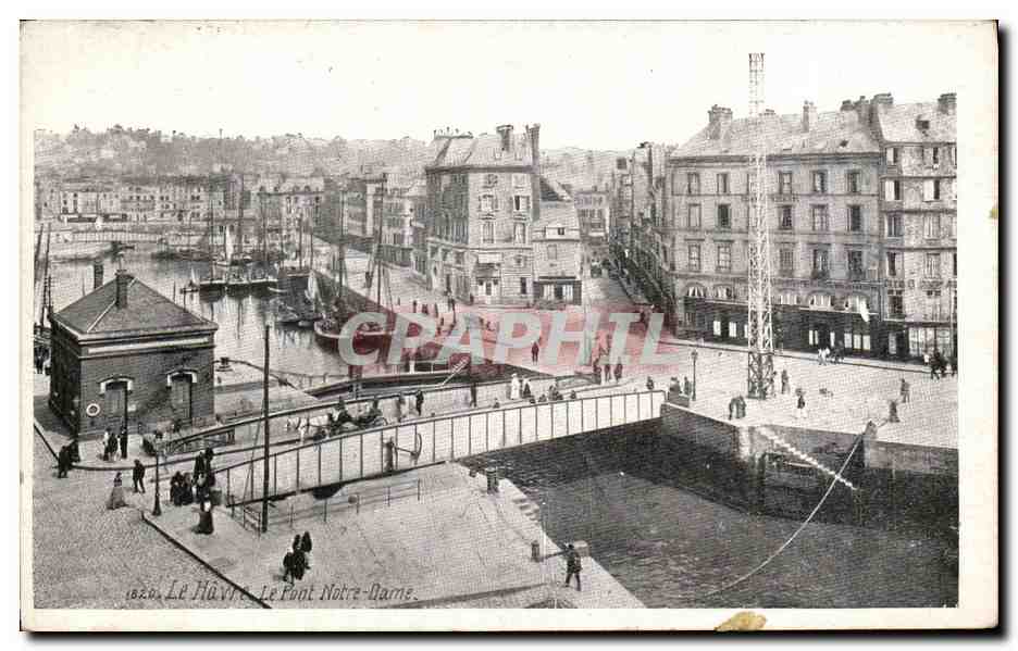 CPA Le Havre Le Pont Notre Dame