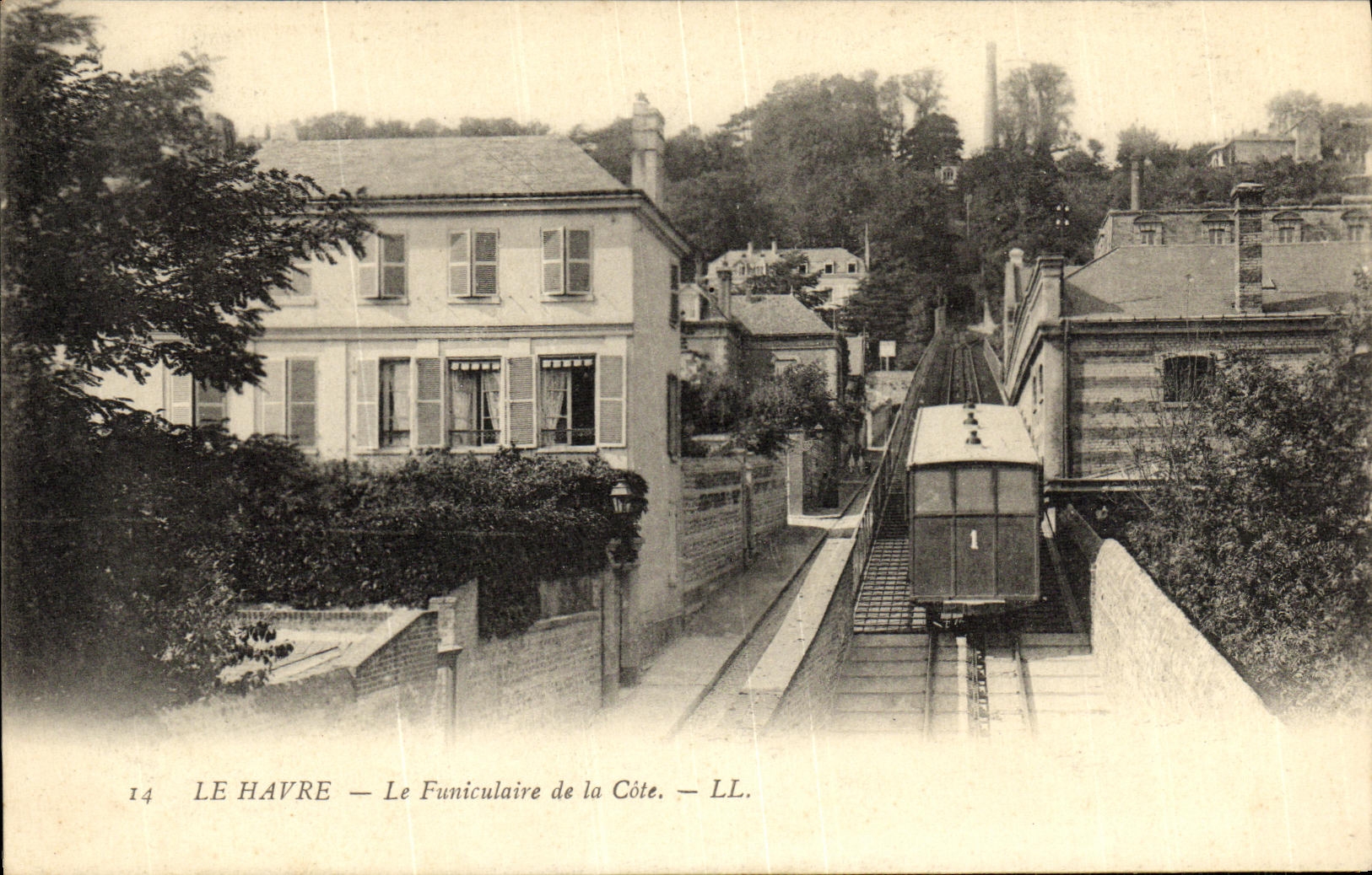 CPA Le Havre Le Funiculaire de la Cote
