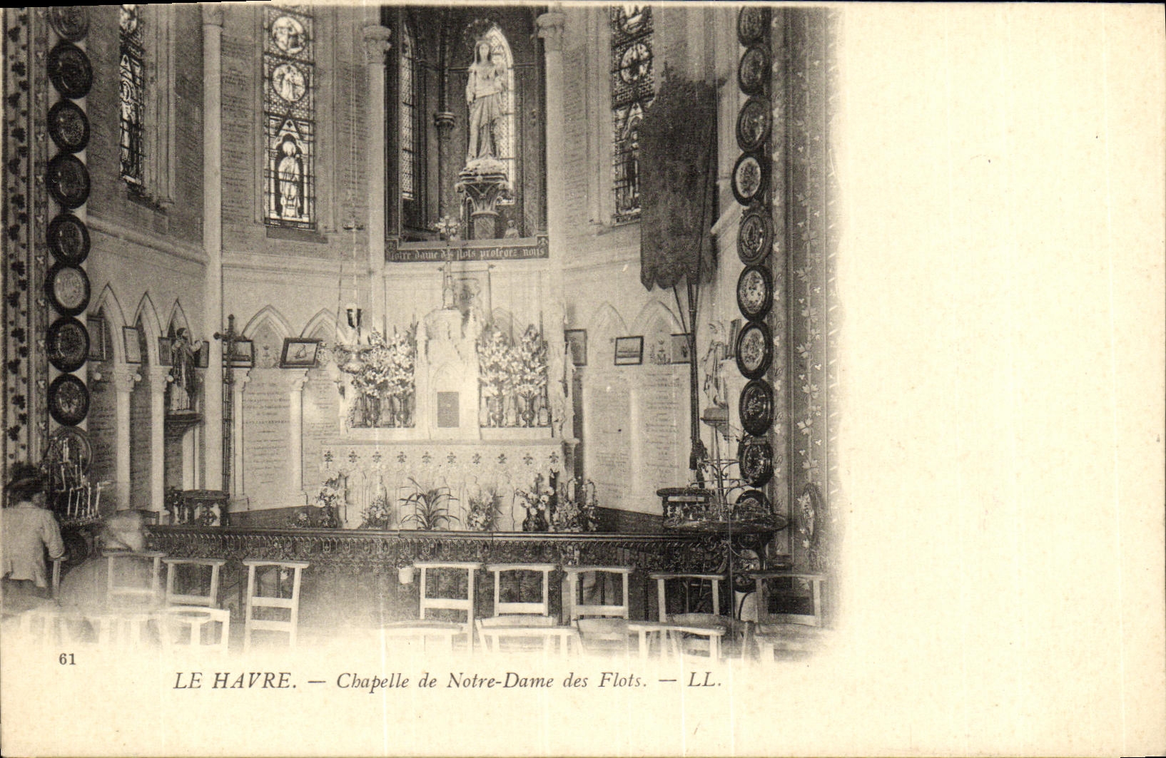 CPA Le Havre Chapelle de Notre Dame Des Flots