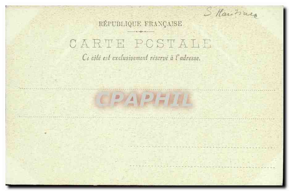CPA Le Havre L Hotel de Ville et le Jardin Public — Rückseite