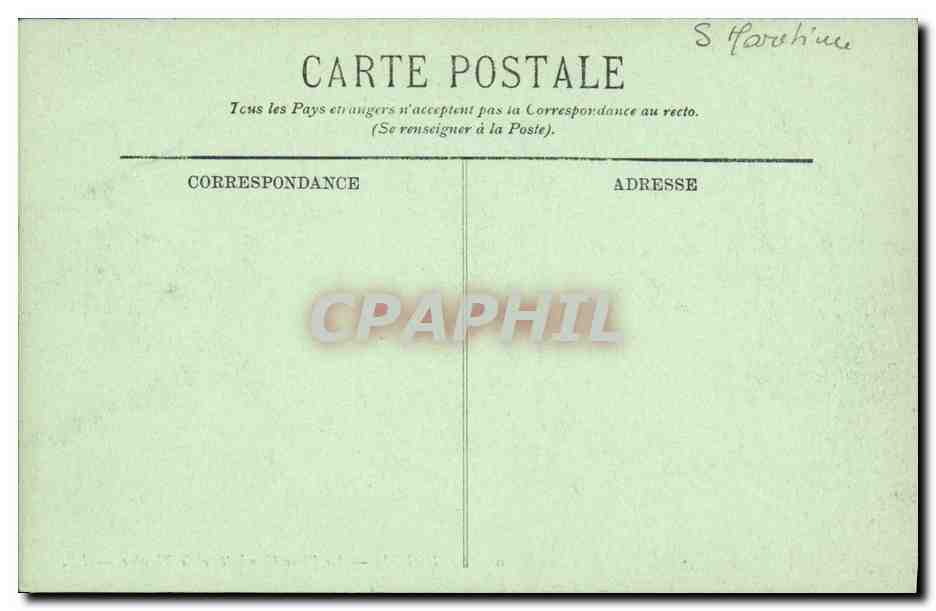 CPA Le Havre La Place Gambetta et le Theatre — Rückseite