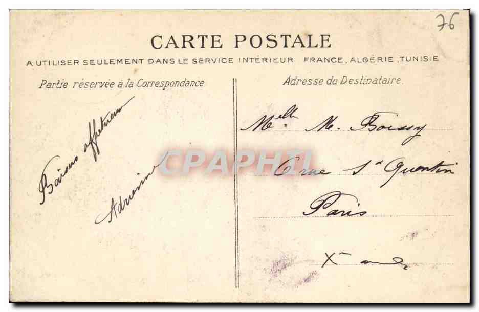 CPA Le Havre La Bourse Bateau Voilier  — Rückseite