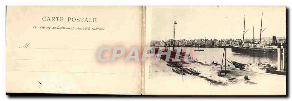 CARTE TRIPLE Le Havre Vue panoramique  — Rückseite