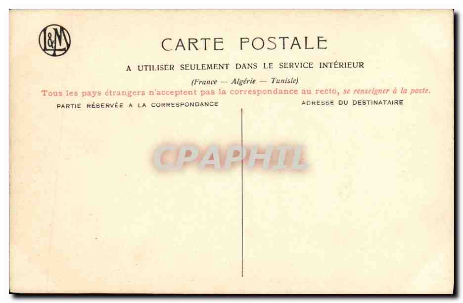 CPA Le Treport L Eglise et le Musoir — Rückseite