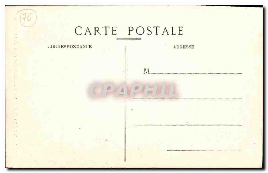 CPA Le Treport Le Funiculaire des Terrasses — Rückseite