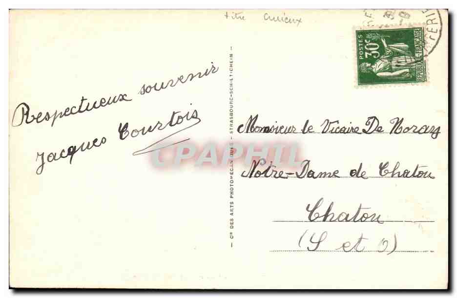 CPA Le Treport La Nouvelle Poissonnerie — Rückseite