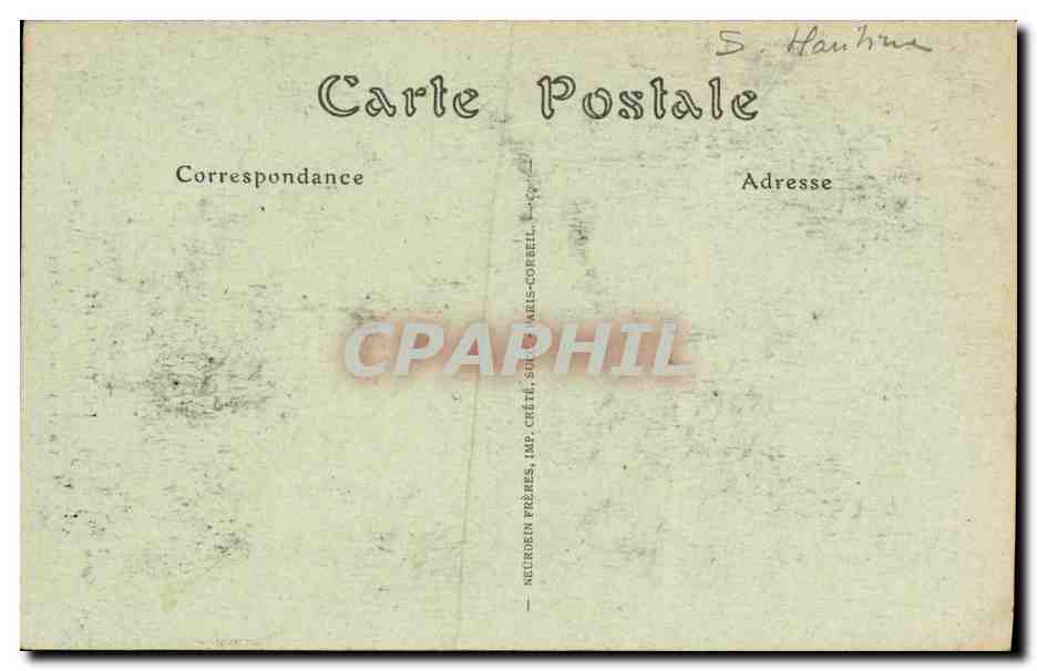 CPA Le Treport L Escalier du Calvaire et des Falaises — Rückseite