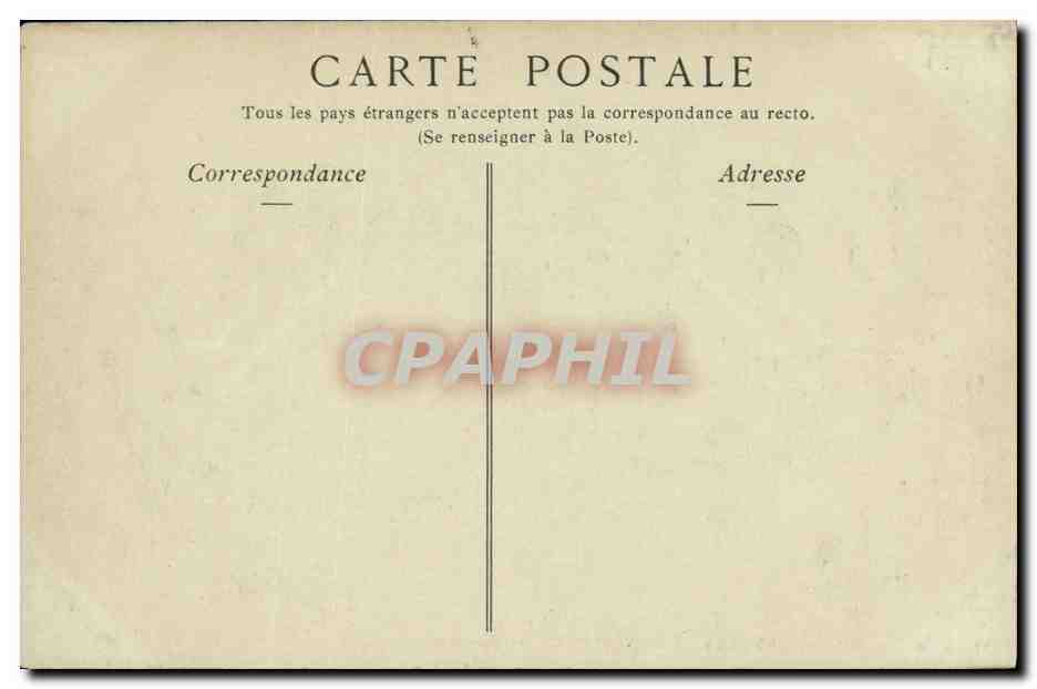 CPA Le Treport Mers Les Bains Et Le Vue Generale — Rückseite