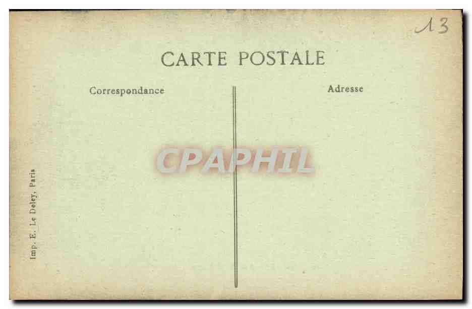 Les Baux — L'Ancien Hôpital — Éditeur BLD, n° 2195 — Achterkant