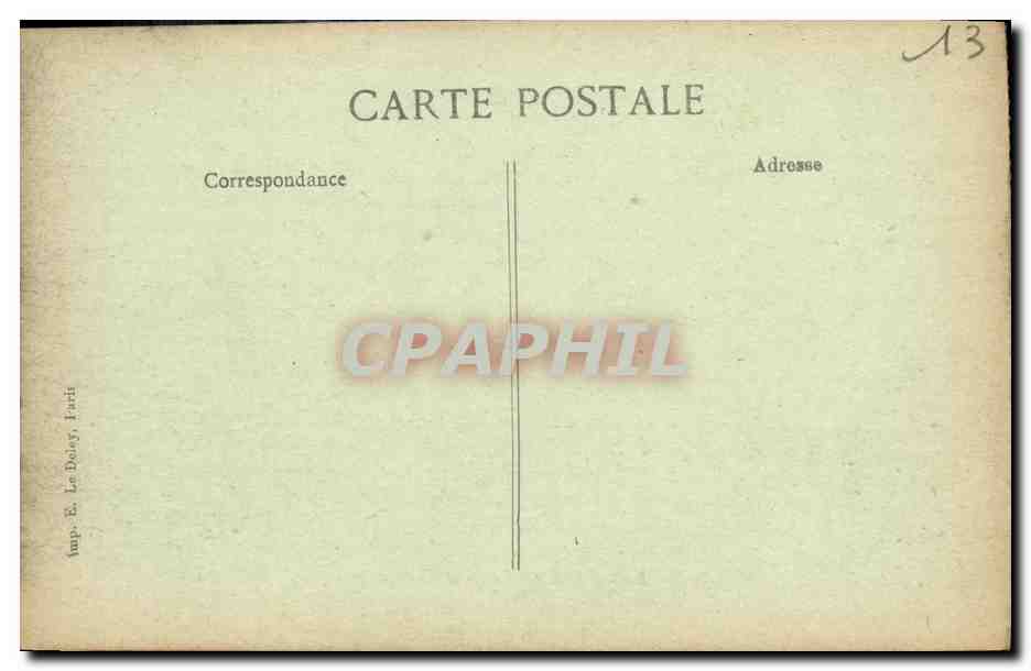 Les Baux — Le vieux Château, XIe siècle — ELD, n° 2203 — Achterkant