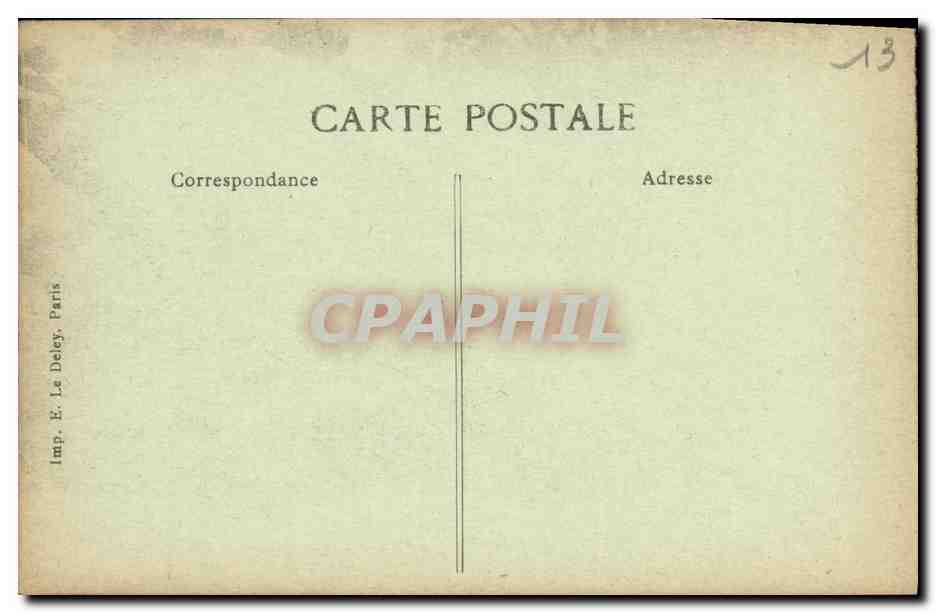 CPA Les Baux La Tour Sarrazine et Trou de L Aure — Rückseite