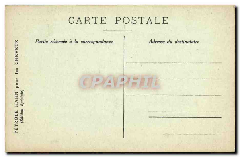 CPA Marseille Le Chateau d If Petrole Hahn Tresor des cheveux — Rückseite
