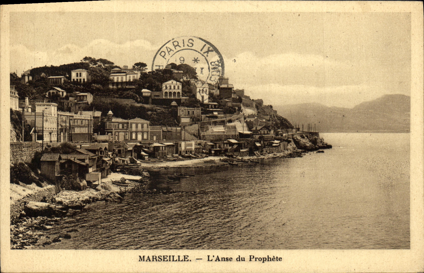 CPA Marseille L Anse du Prophete