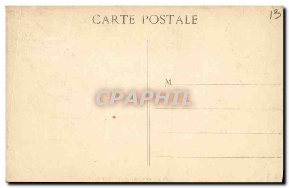 CPA Marseille Notre Dame de la Garde Fort eleve par Francois 1er — Rückseite