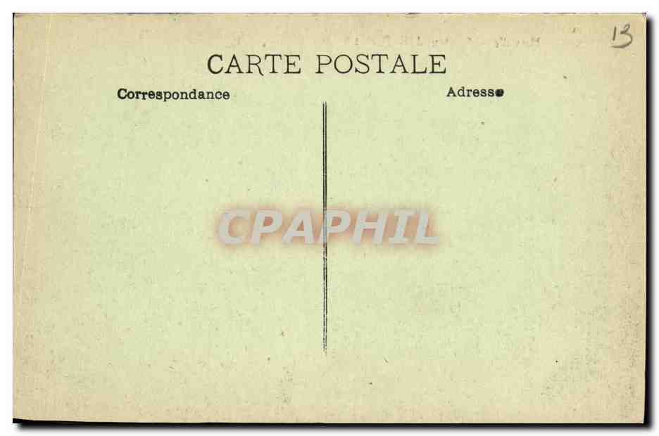 CPA Marseille Notre Dame de la Garde Basilique — Verso