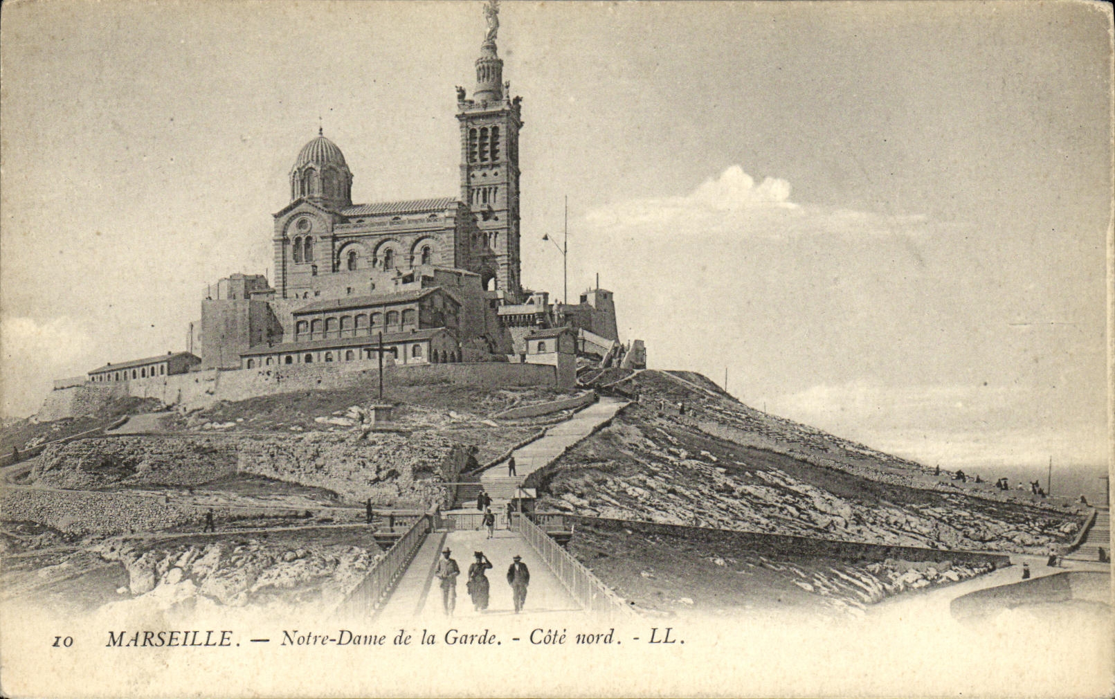 CPA Marseille Notre Dame de la Garde Cote Nord