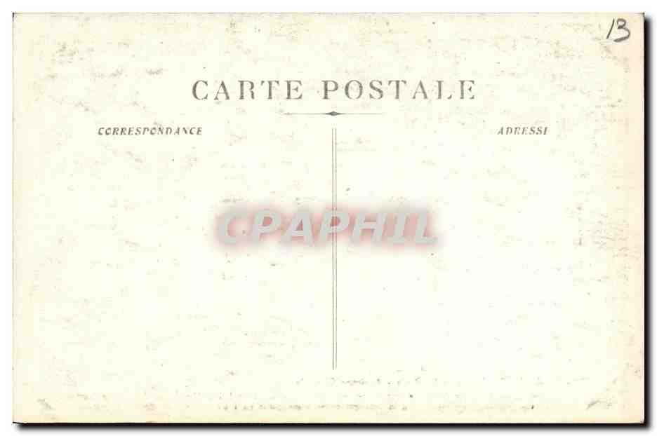 CPA Marseille Nd de la Garde Ancienne chapelle — Verso
