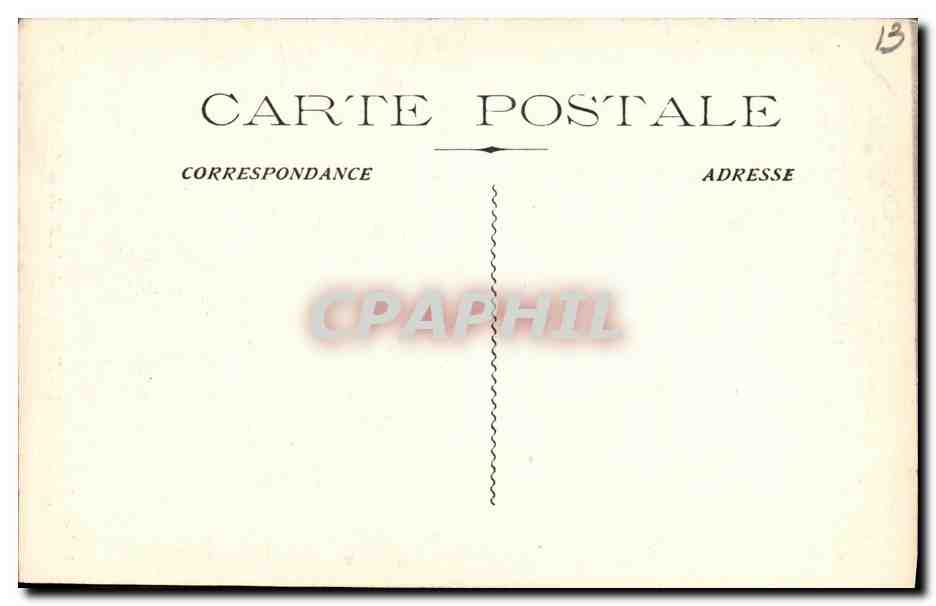 CPA Marseille Basilique de Nd de la Garde — Verso