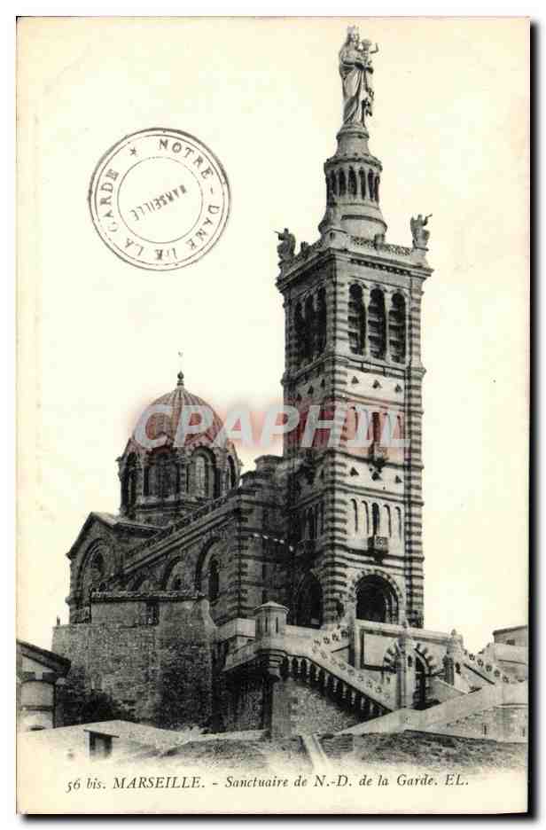 CPA Marseille Sanctuaire de ND de la Garde