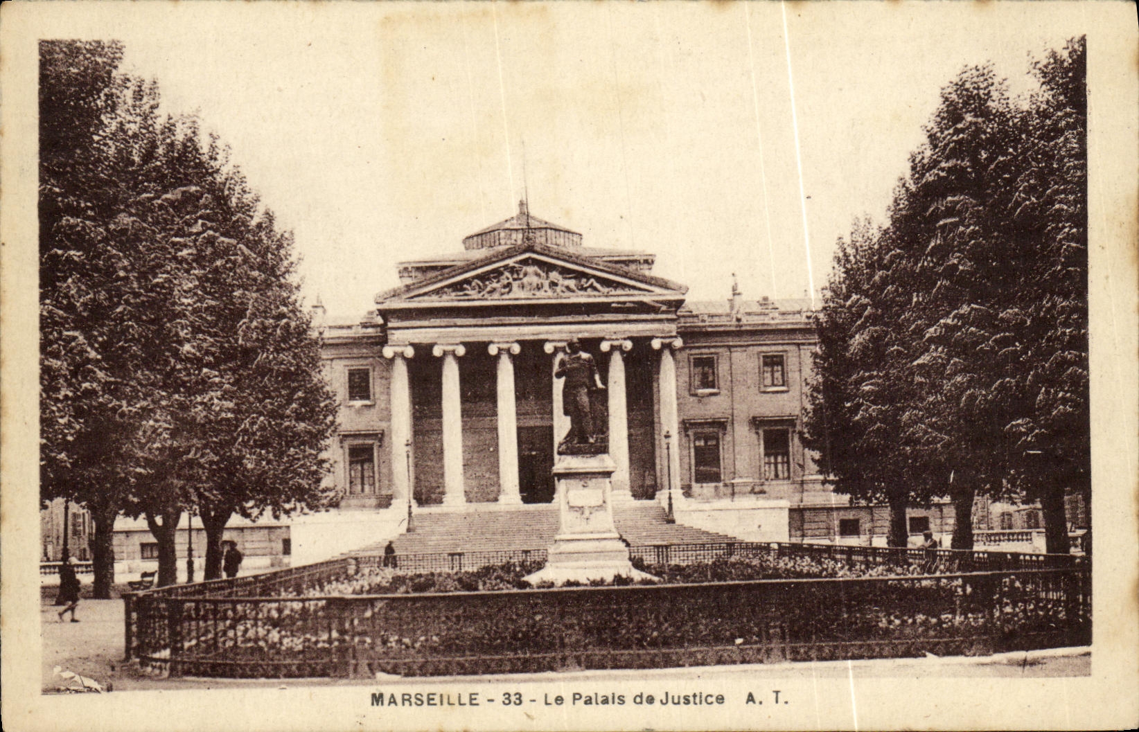 CPA Marseille La Palais de Justice