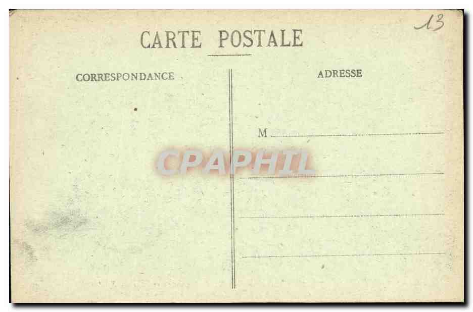 CPA Marseille Saint Victor Abbaye du 5eme Eglise — Rückseite