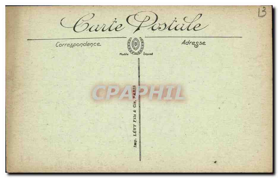 CPA Marseille Notre Dame de la Gurde  — Verso