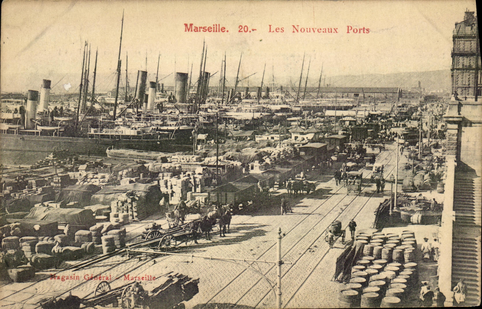 Marseille. 20.- Les Nouveaux Ports — Magasin Général - Marseille
