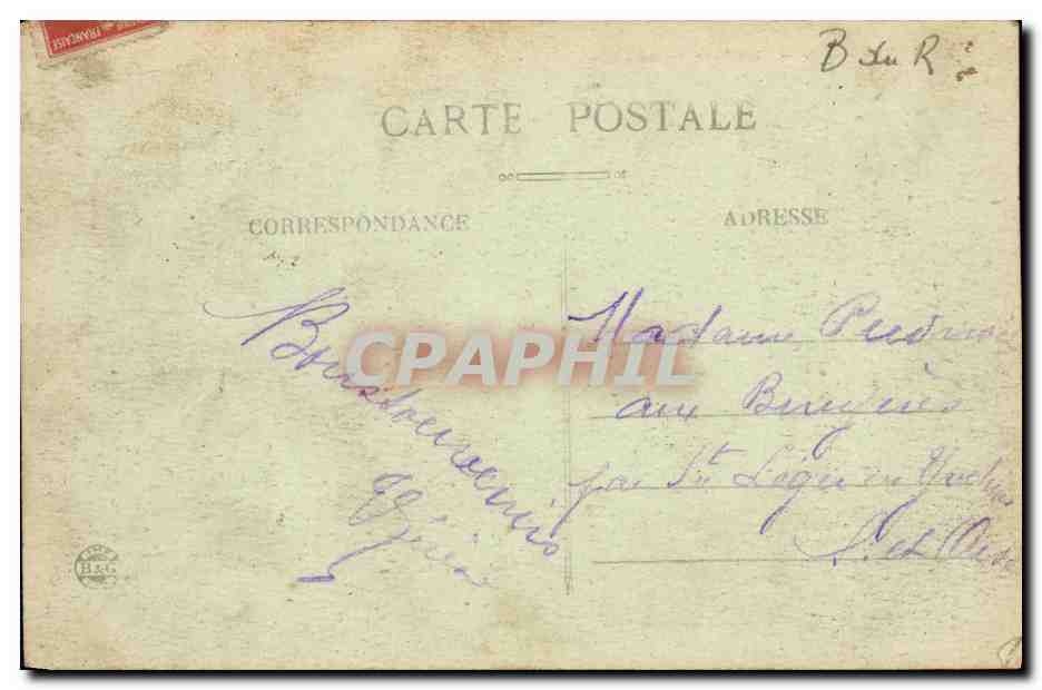 CPA Marseille L Embarcadere du Phare  — Verso