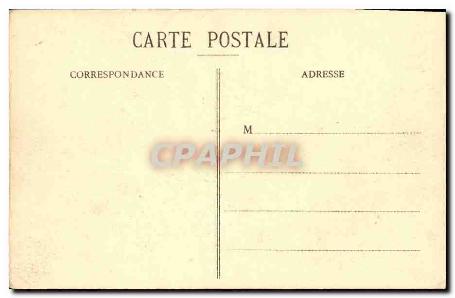 CPA Marseille Pont de la Fausse Monnaie et Pointe de Malmousque  — Verso