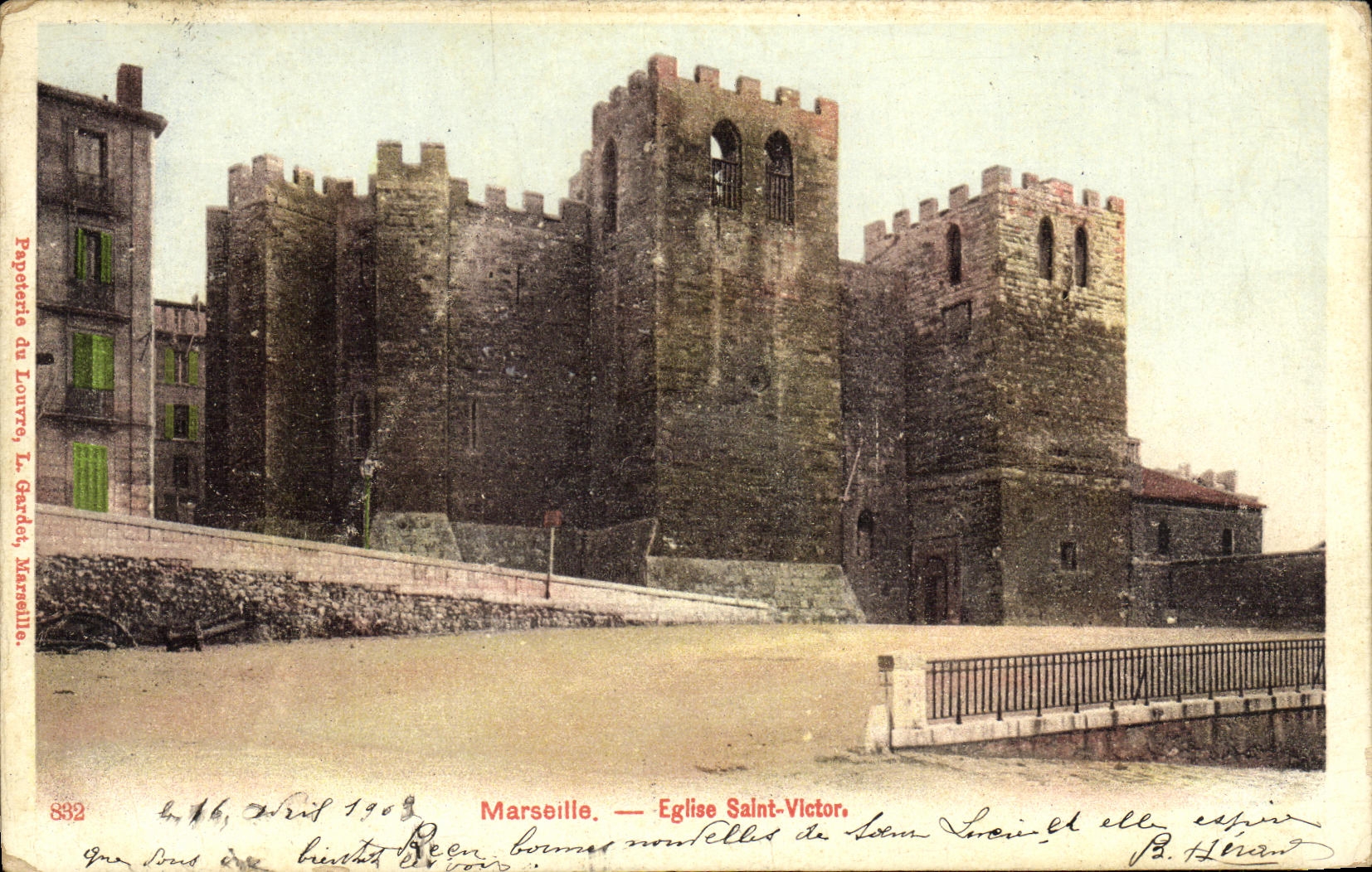 CPA Marseille Eglise Saint Victor 