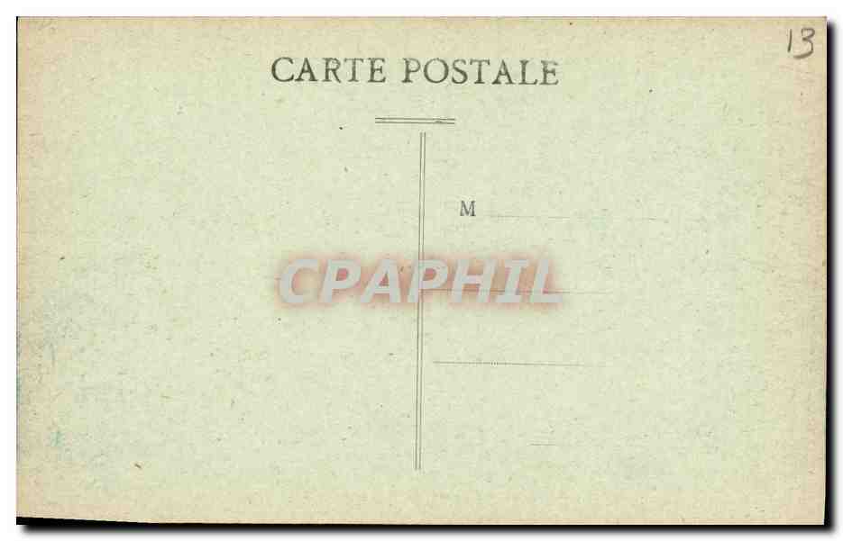 CPA Marseille La Corniche Anse du Prephete  — Verso