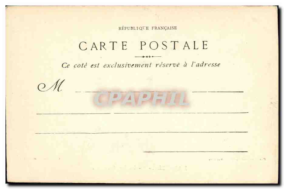 CPA Fontaine Le Fort St Jean — Rückseite