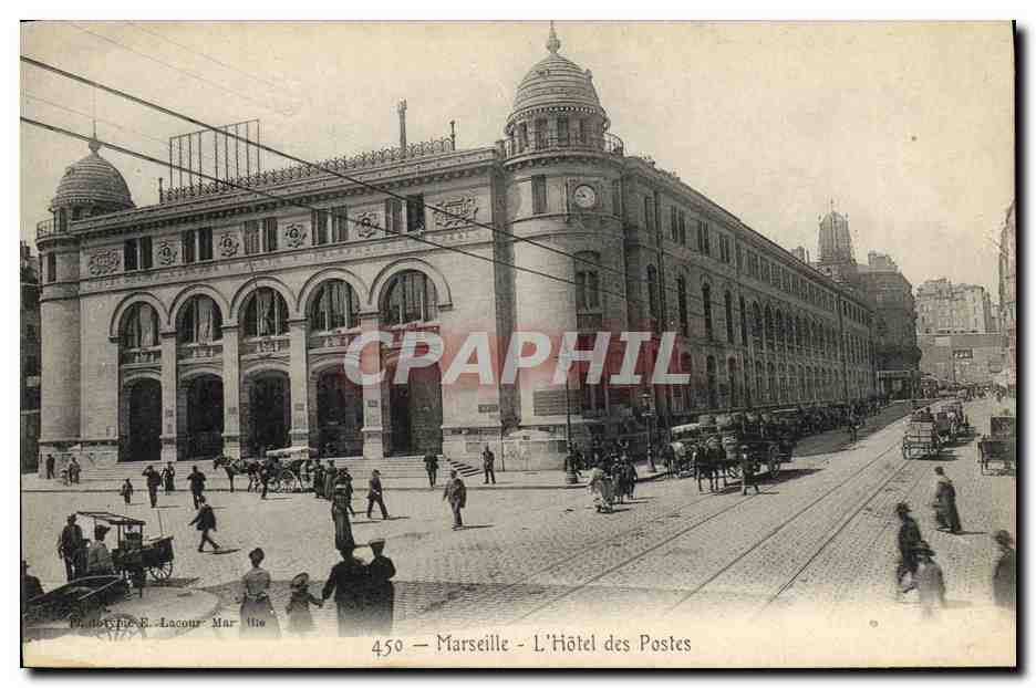 CPA Marseille L Hotel des Postes 