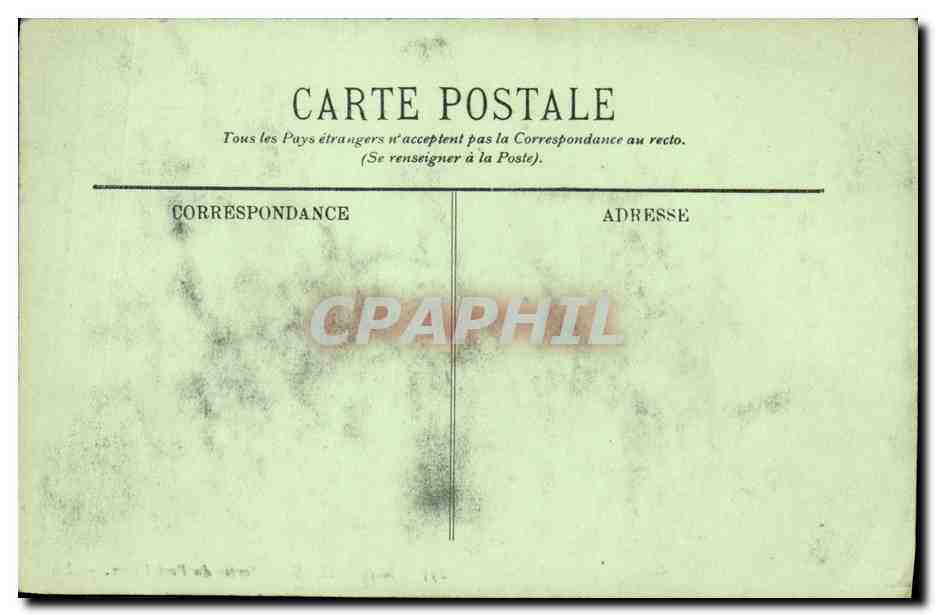 CPA Marseille Sortie de Port Vieux Bateau — Verso