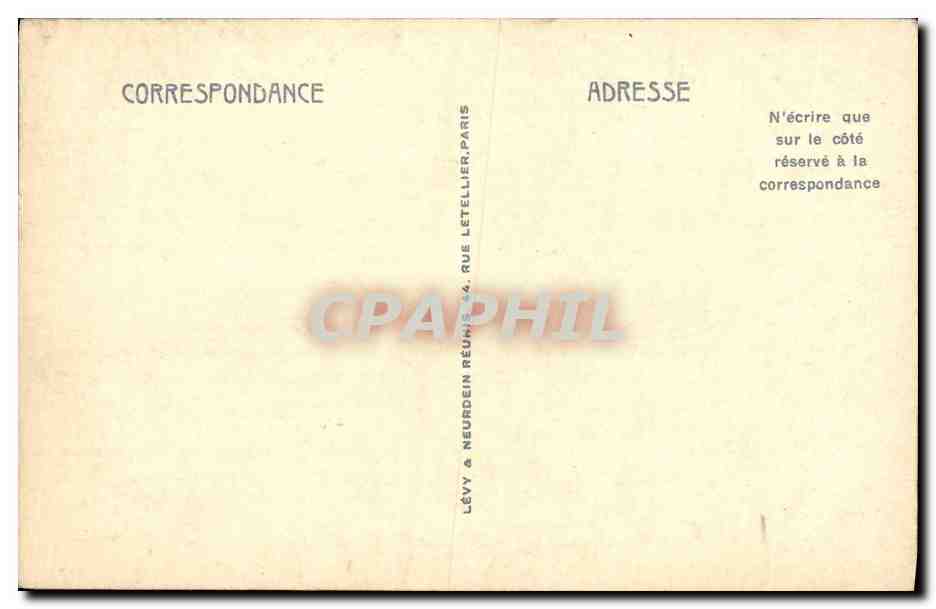 CPA Marseille Le Vieux Port Le Transbordeur Bateaux Chateau d If — Verso