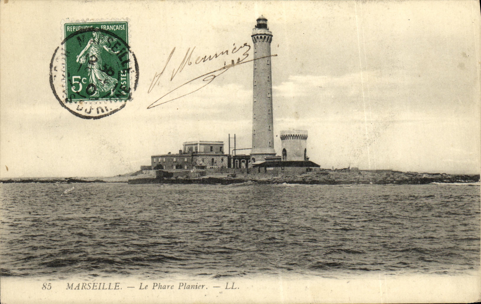 Marseille — Le Phare Planier — LL. — Éditeur LL, n°85