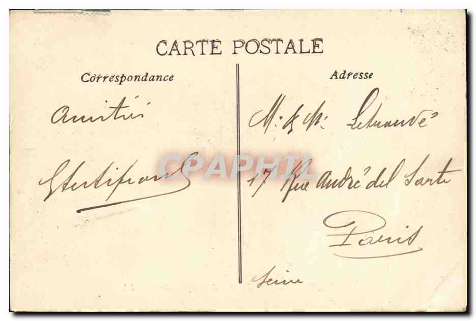 CPA Marseille Bassins de la Joliette Bateaux — Verso