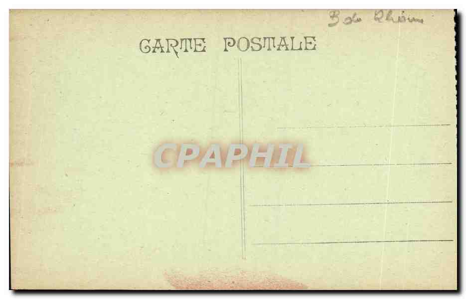 CPA Marseille La Corniche Le Prophete Tramway — Verso
