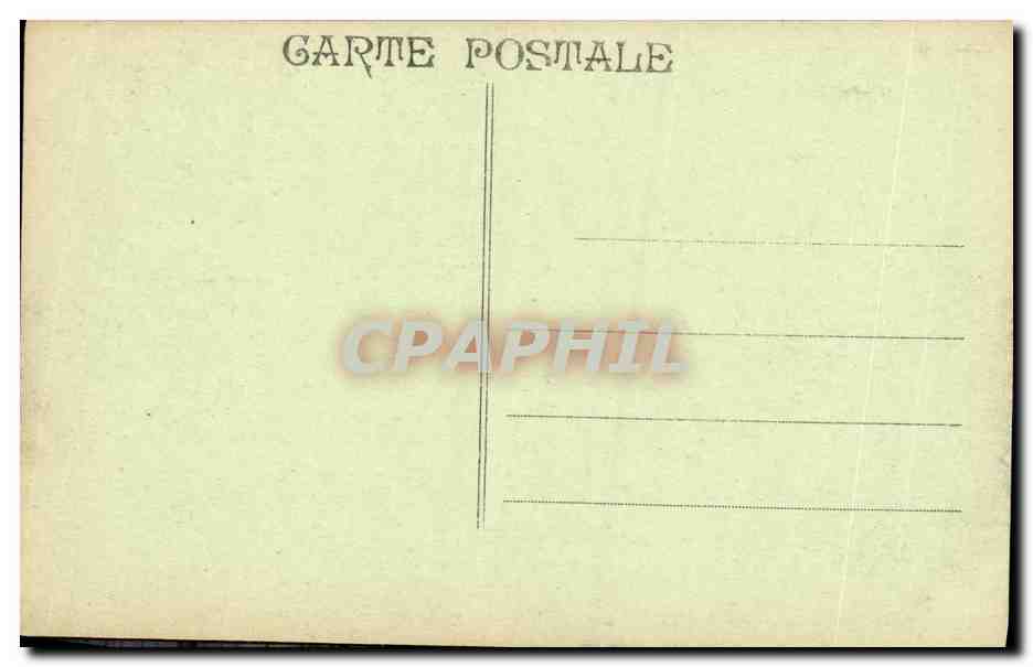 CPA Marseille L Hotel des Postes  — Rückseite