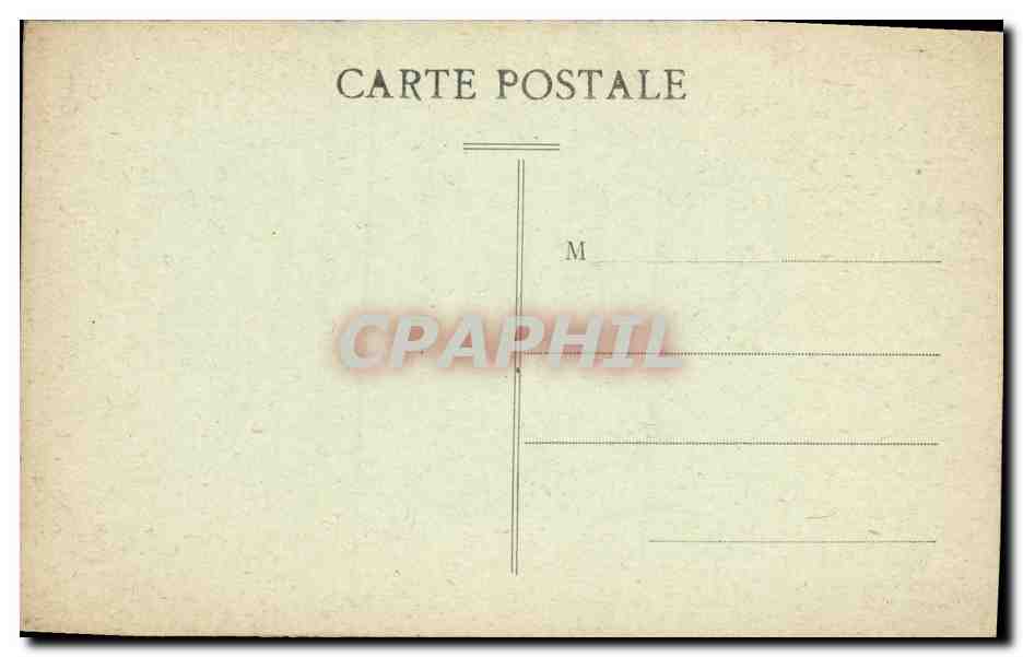 CPA Marseille Chateau Borelly — Rückseite
